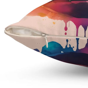 Libra Zodiac Throw Pillow - Spun Polyester Square - Dipaliz - Pillows