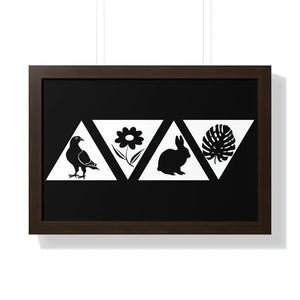 Framed Horizontal Poster - Nature Sanctuary Wall Art - Dipaliz - 24″ x 16″ / Walnut - Posters Prints & Visual Artwork