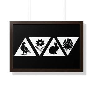 Framed Horizontal Poster - Nature Sanctuary Wall Art - Dipaliz - 30’’ x 20’’ / Walnut - Posters Prints & Visual Artwork