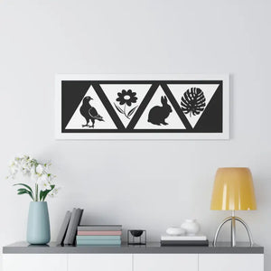 Framed Horizontal Poster - Nature Sanctuary Wall Art - Dipaliz - Posters Prints & Visual Artwork