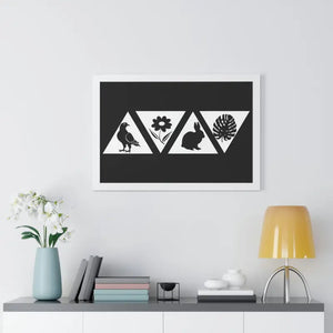 Framed Horizontal Poster - Nature Sanctuary Wall Art - Dipaliz - Posters Prints & Visual Artwork