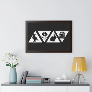 Framed Horizontal Poster - Nature Sanctuary Wall Art - Dipaliz - Posters Prints & Visual Artwork