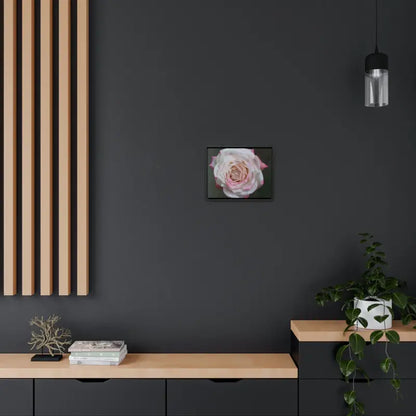 Elevate your Space with Pinkish White Rose Canvas Wrap