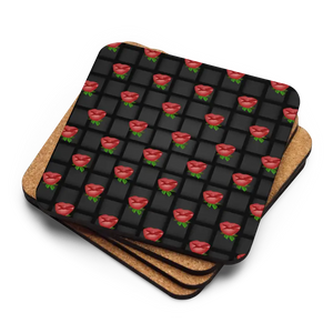 Black Weaved Cork Coaster - Modern Kitchen Protection - Dipaliz - Coasters