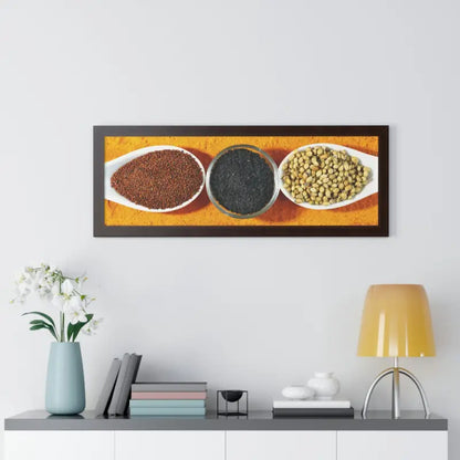 Elevate your Space with Spice Framed Horizontal Posters - Poster