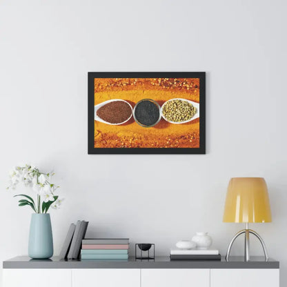 Elevate your Space with Spice Framed Horizontal Posters - Poster