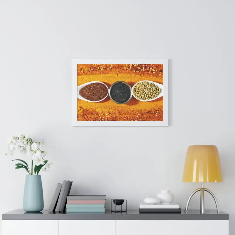 Elevate your Space with Spice Framed Horizontal Posters - Poster