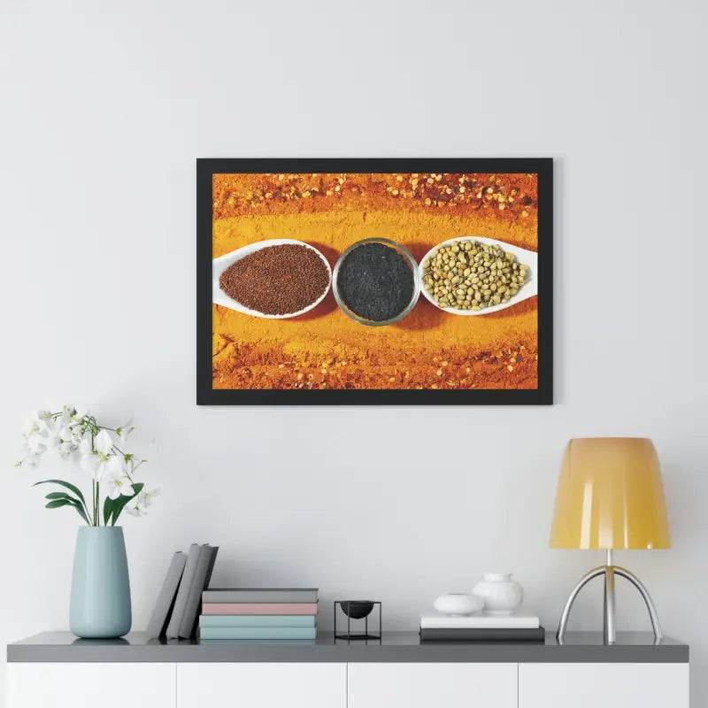 Elevate your Space with Spice Framed Horizontal Posters - Poster