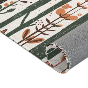 Trees Area Rugs - Polyester Chenille Hemmed Edges - Dipaliz - 72’’ × 48’’