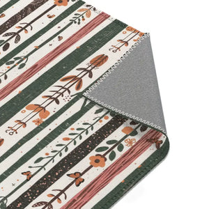 Trees Area Rugs - Polyester Chenille Hemmed Edges - Dipaliz