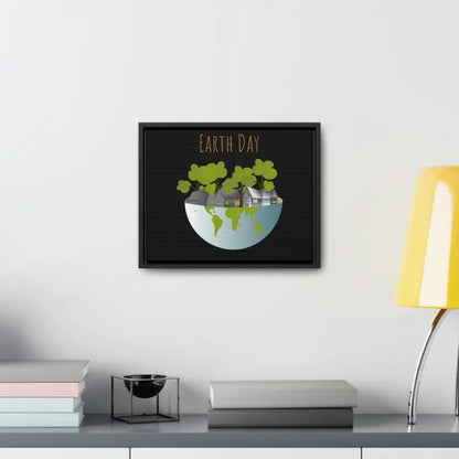 Elevate your Space with Elegant Half Globe Trees Gallery Canvas Wraps