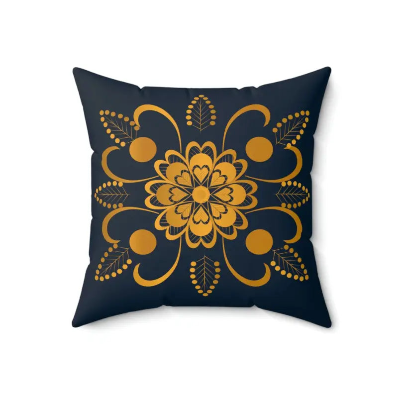 Elevate your Space with a Geometrical Polyester Pillow! - 18’’ × Home Decor