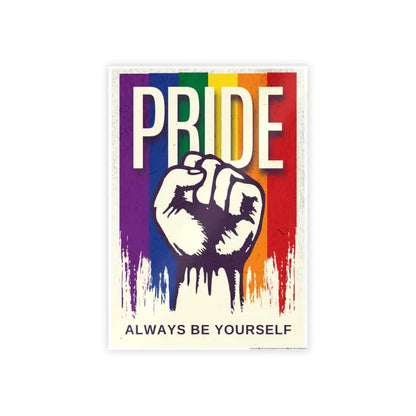 Vibrant Pride Gloss Posters: Cozy Up your Space in Style - 16.5’’ x 23.4’’ (vertical) / Glossy Poster