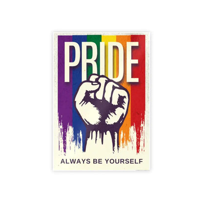 Vibrant Pride Gloss Posters: Cozy Up your Space in Style - 23.4’’ x 33.1’’ (vertical) / Glossy Poster