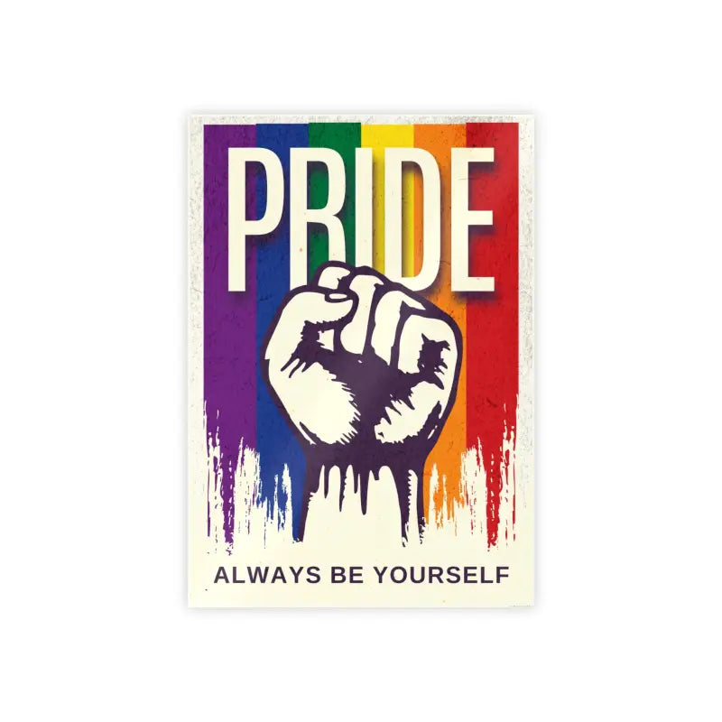 Vibrant Pride Gloss Posters: Cozy Up your Space in Style - 33.1’’ x 46.8’’ (vertical) / Glossy Poster