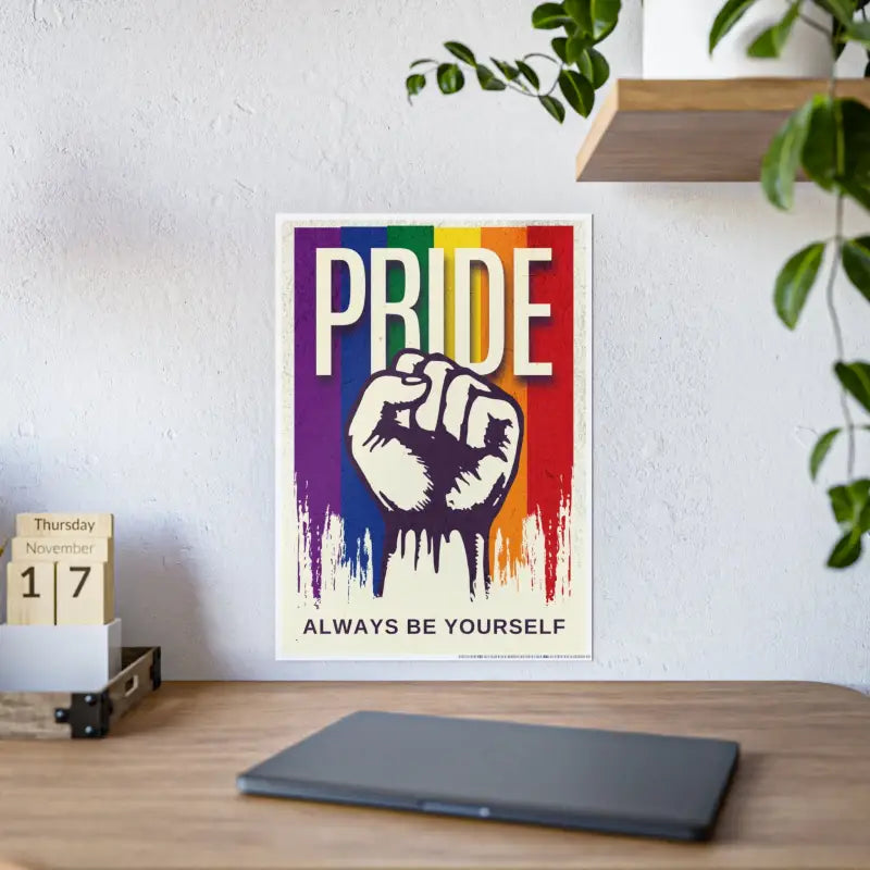 Vibrant Pride Gloss Posters: Cozy Up your Space in Style - Poster