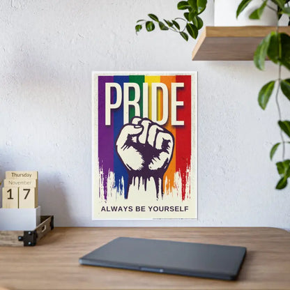 Vibrant Pride Gloss Posters: Cozy Up your Space in Style - Poster