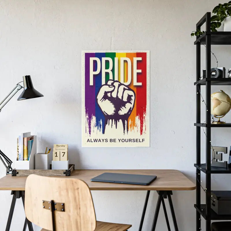 Vibrant Pride Gloss Posters: Cozy Up your Space in Style - Poster