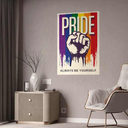 Vibrant Pride Gloss Posters: Cozy Up your Space in Style - Poster