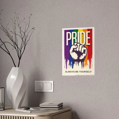 Vibrant Pride Gloss Posters: Cozy Up your Space in Style - Poster