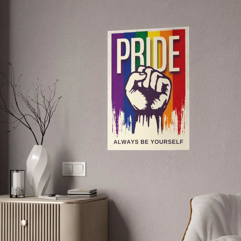 Vibrant Pride Gloss Posters: Cozy Up your Space in Style - Poster