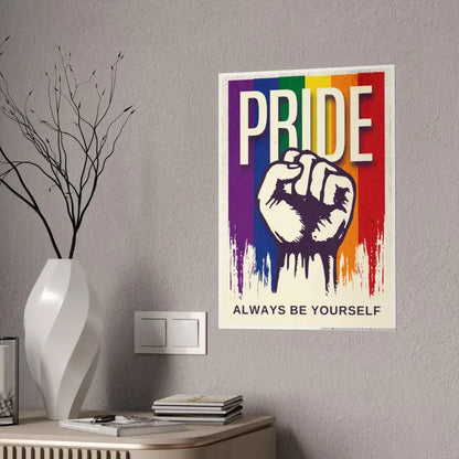 Vibrant Pride Gloss Posters: Cozy Up your Space in Style - Poster