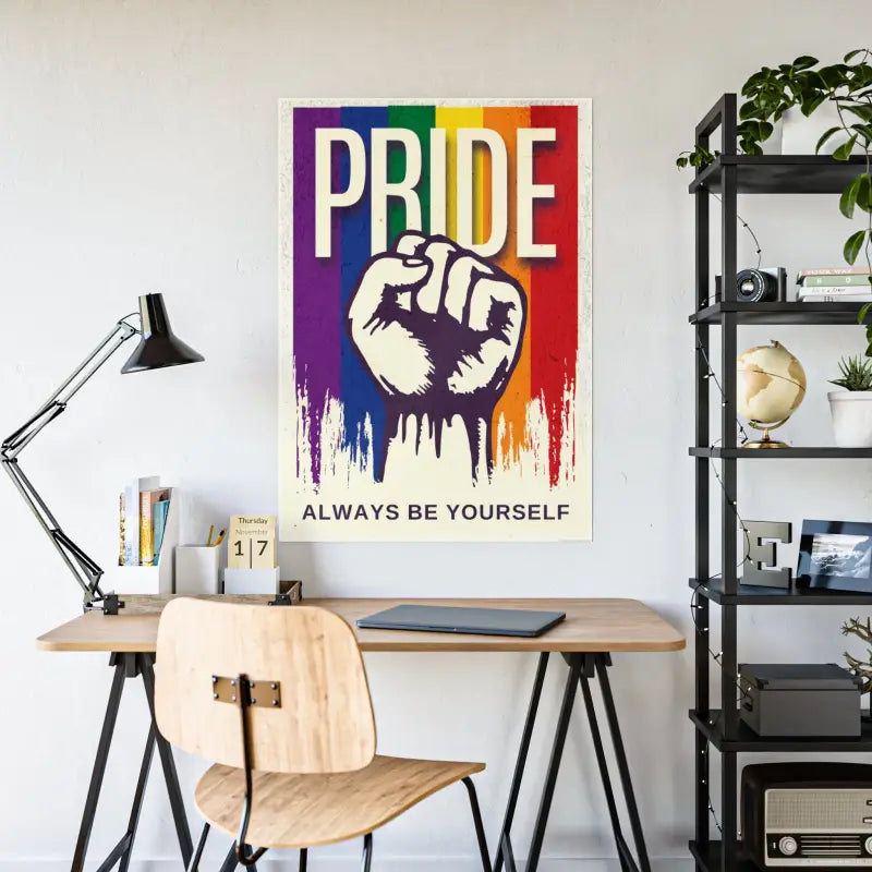 Vibrant Pride Gloss Posters: Cozy Up your Space in Style - Poster