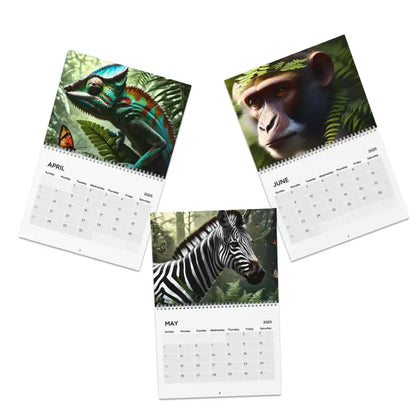 The Wild: 2024 Wall Calendar with Mesmerizing Animals - 10.8’’ x 8.4’’ / Semi Glossy