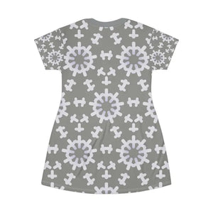 Abstract Geometric Pattern Dress - Modern Chic Style - Dipaliz - Dresses