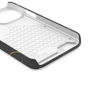 Phone Case - Abstract Gold Pattern Card Holder - Dipaliz - Mobile Cases