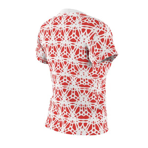 Abstract Red Pattern Tee - 100% Polyester Comfort - Dipaliz - T-shirts