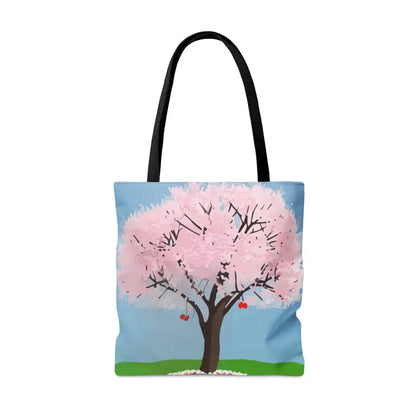 Elevate your Style with the Blooming Cherry Tree Tote Bag - Bags