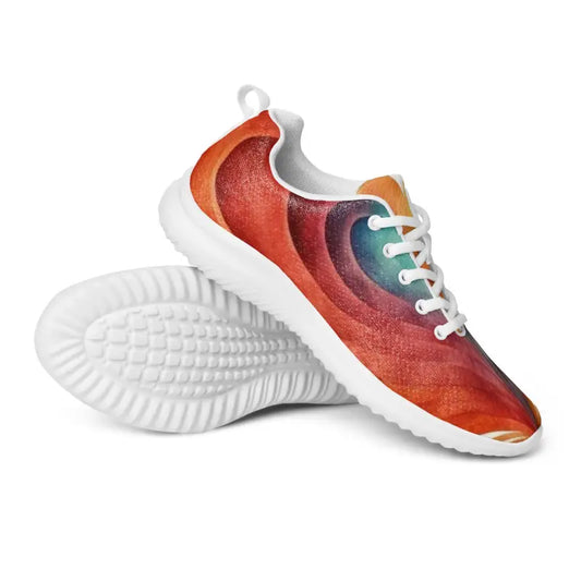 Elevate Your Style With Bright Pattern Women’s Athletic Shoes!