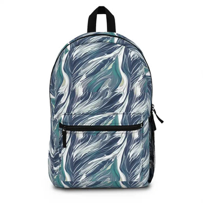 Turn Heads with Dipaliz’s Greenish Marble Backpack - one Size Bags