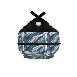Greenish Marble Pattern Backpack Spacious & Durable - Dipaliz - one Size - Backpacks