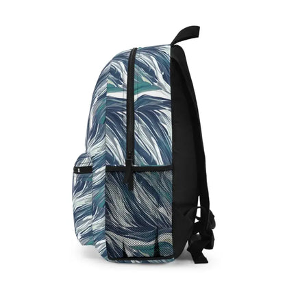 Turn Heads with Dipaliz’s Greenish Marble Backpack - one Size Bags