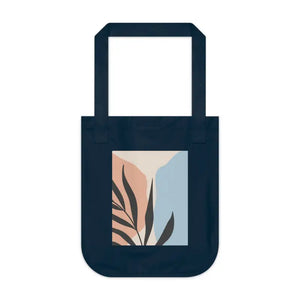 Canvas Tote Bag - Abstract Leaves Eco Print - Dipaliz - Bags