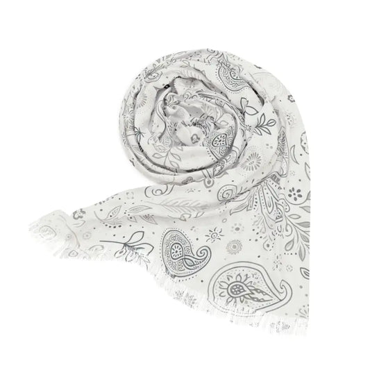 Turn Heads with our Trendy Paisley Pattern Scarf - 27’’ × 73’’