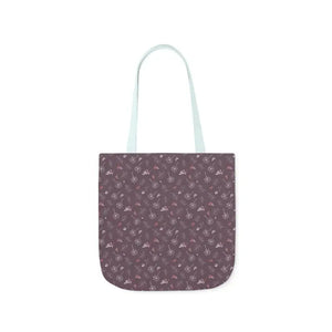 Mauve Canvas Tote with 5-color Straps - Dipaliz - Shopping Totes