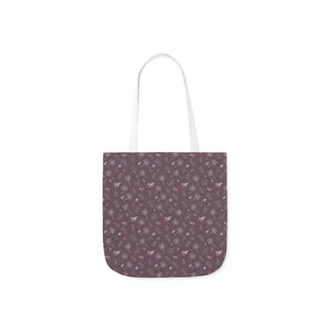 Mauve Canvas Tote with 5-color Straps - Dipaliz - Shopping Totes