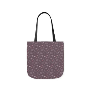 Mauve Canvas Tote with 5-color Straps - Dipaliz - Shopping Totes