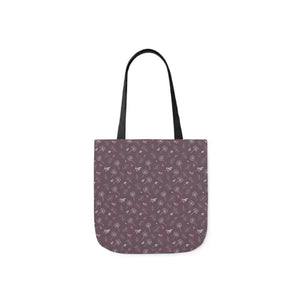 Mauve Canvas Tote with 5-color Straps - Dipaliz - Shopping Totes