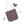 Mauve Canvas Tote with 5-color Straps - Dipaliz - Shopping Totes