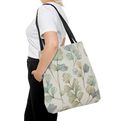 Discover Style with the Pastel Botanical Tote Bag - Large Bags