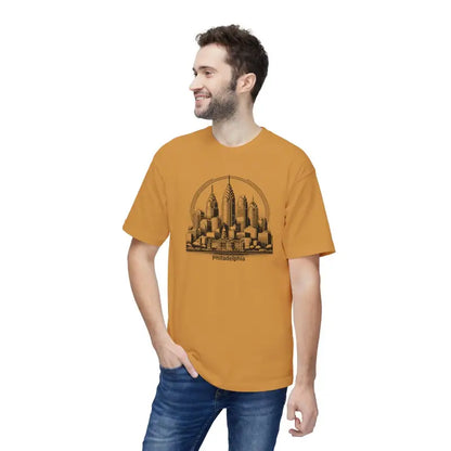 Philly Skyline Tee: Elevate your Wardrobe with Iconic Style - Gold / s T-shirt