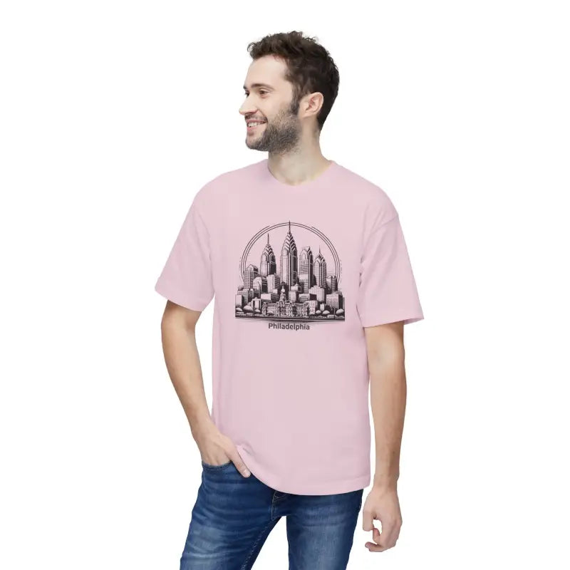 Philly Skyline Tee: Elevate your Wardrobe with Iconic Style - Pink / s T-shirt