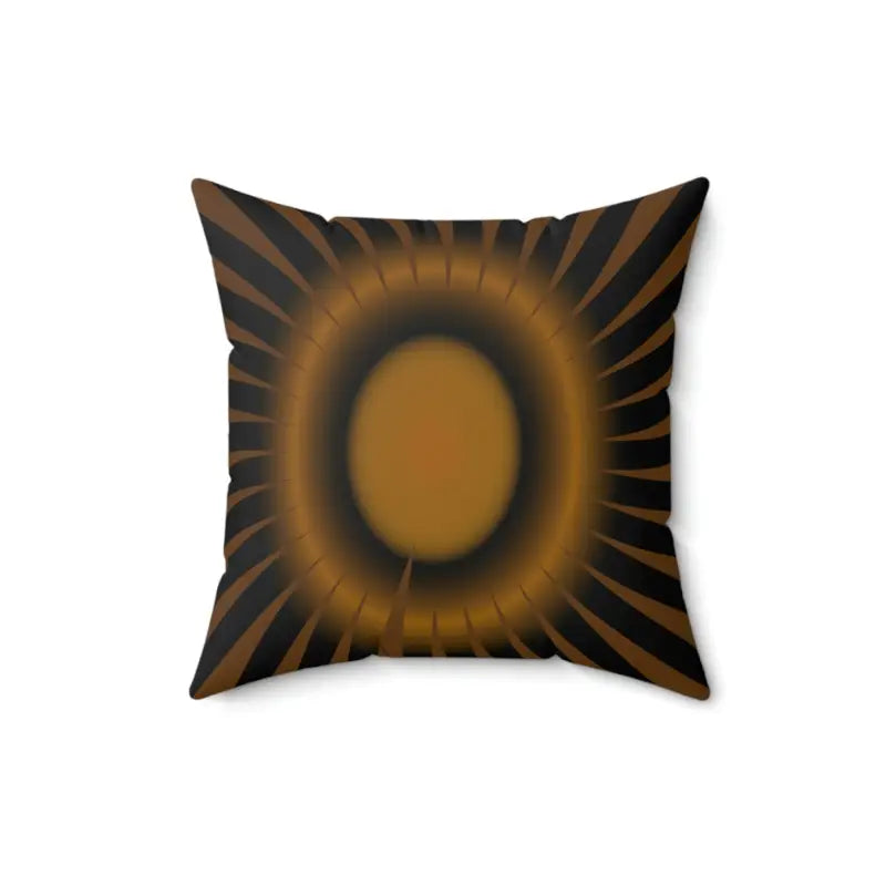 Snazzy Brown Abstract Pillow - Chic Decor Vibes - Home