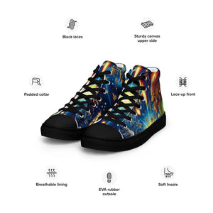 Canvas Shoes Limit High Space Graphic Adventure - Dipaliz - Sneakers