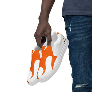 Shoes - Fire Canvas - Bold Urban Slip Ons for Men - Dipaliz