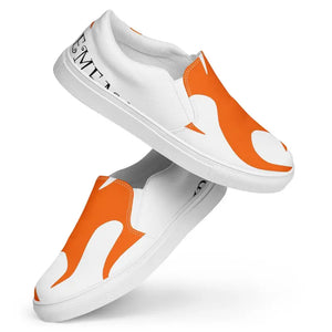 Fire Canvas Shoes - Bold Urban Style Slip Ons - Dipaliz - Sneakers